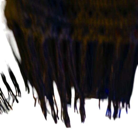 Wet seal y2k loose knit fringe hooded sleeveless cardigan festival size small - Picture 4 of 4